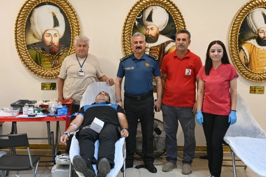 Emniyet Teşkilatından Anlamlı Destek: "Kan Ver, Hayat Kurtar"
