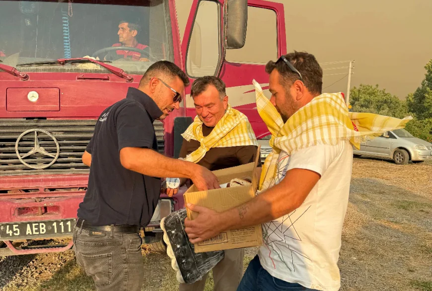Yörüklerden Yangın Bölgesine Destek Eli
